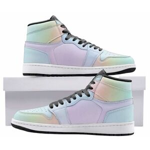 Harlow &‎ Lloyd Unisex sneakers soft rainbow NEW in Box size 40 - M 7 / W 8